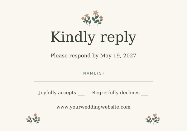 Wedlaris Signature Wildflower — Editable Canva Wedding Suite